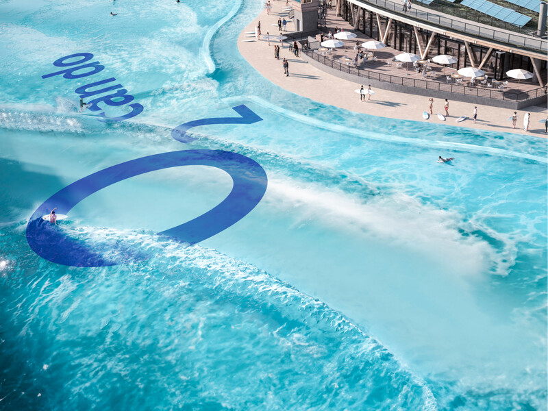 Visualisation of the Wave Pool from o2 SURFTOWN MUC